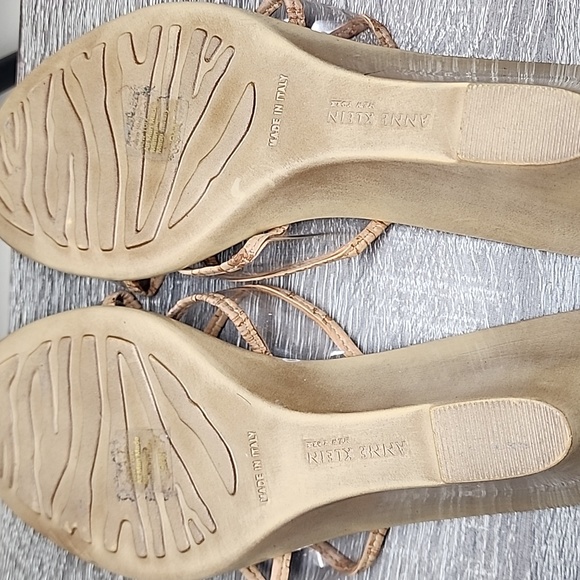 Anne Klein NY Cork Sandles - sz 9m - Picture 8 of 9